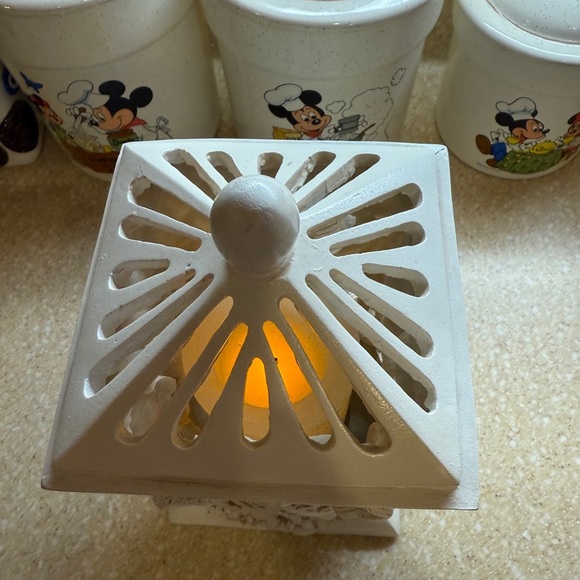 Worldwide Home  Angel Flameless Candle Holder Lantern LED Lighted Candle - Picture 5 of 11